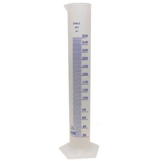   Mérőhenger műanyag osztásos 250ml (nem hitelesített) 009057
