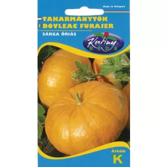 Vmag takarmánytök sárga óriás 8g (Terméktörzsből)