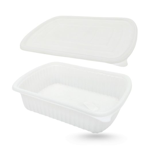 Újrah. Hidegtálas box tetővel PP 3150ml 1108385-86