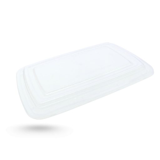 Újrah. Menübox PP fekete 1 részes 1000ml-hez vt. tető 50db/cs 1108414