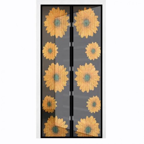 Szúnyogháló ajtóra mágneses, Napraforgók 100×210cm