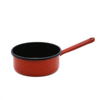   Zom. nyeles lábas fedő nélkül piros átm.16cm 1,25l 115/16