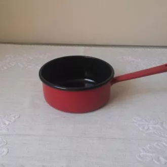 Zom. nyeles lábas fedő nélkül 16cm piros 115/16 (Terméktörzsből)