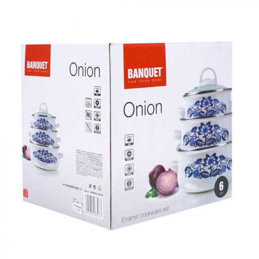 Zom. edénykészlet, lábas 6db-os 1306SMON03