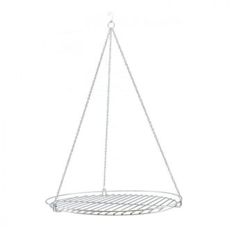 Grillrács + lánc krómozott 60cm