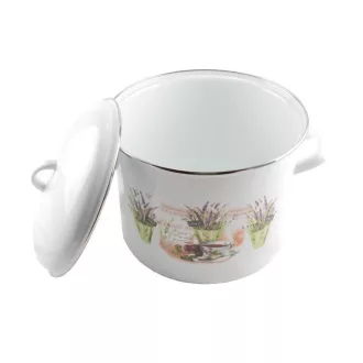 Zom. fazék fedővel átm.20cm 5,2 l. levendulás Nr.13471 (Terméktörzsből)
