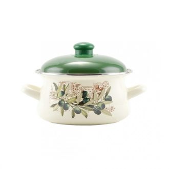 Zom. Lábas fedővel átm.16cm 1,8l olivás Nr.14826