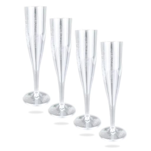 Eld. Pezsgős pohár PS 4db/cs. 100ml 15609