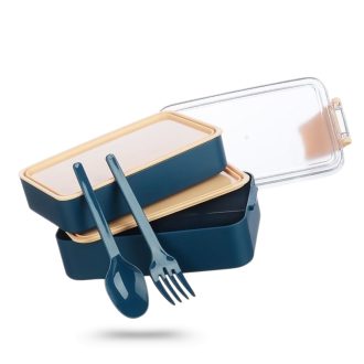 Lunch Box Fely 2r.400+500ml evőszközzel 16720