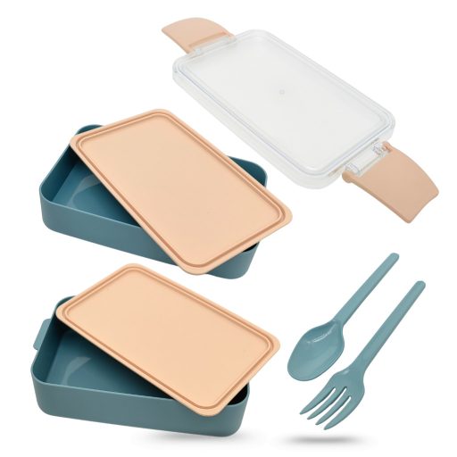 Lunch Box Fely 2r.400+500ml evőszközzel 16720