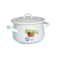 Zom. ferde falú fazék fedővel átm.20cm 4,5l 217/20