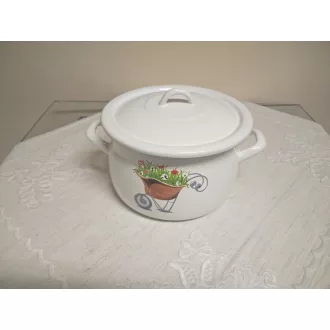 Zom. ferde falú fazék + fedő 20cm (Terméktörzsből)