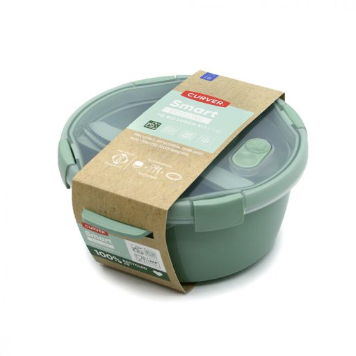Curver Smart To Go kerek ételtartó 1,6L. zöld