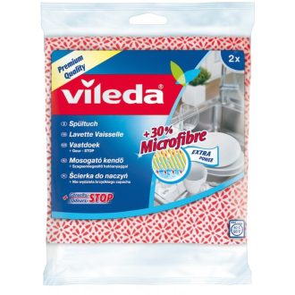xVileda mosogató kendő 2db/cs microfiberrel F17302