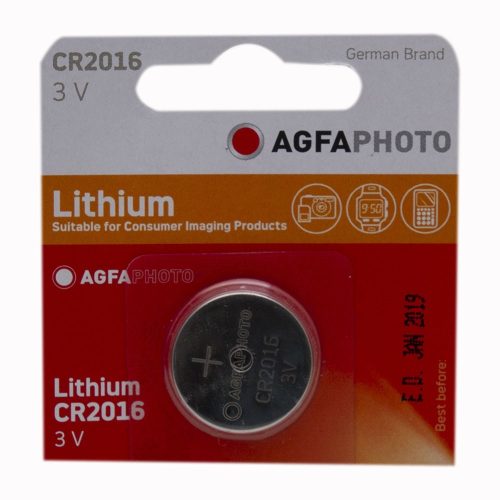 Agfa Lithium Gombelem CR2016 3V Nr.APCR2016B5