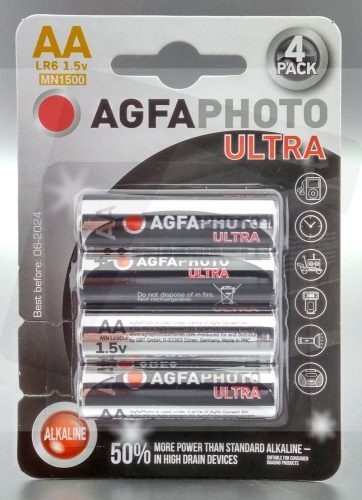 AgfaP. ceruzaelem Ultra AA/LR6 1,5V B.4db-os Nr.APUAA