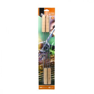 Nyárs 40cm egyenes 4db/cs