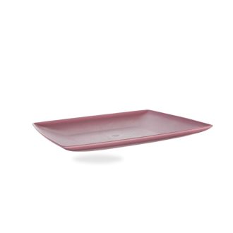 Culinaria szögletes desszertes tányér málna 19x19cm
