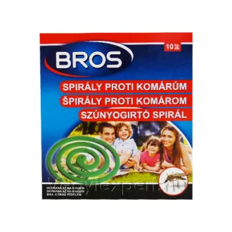 Bros szúnyogriasztó spirál 10db/cs. B012 (Terméktörzsből)