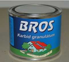 Bros karbid granulátum 500g B235 UN 1402 KALCIUM-KARBID (KARBID) 4.3, II, (B/E)