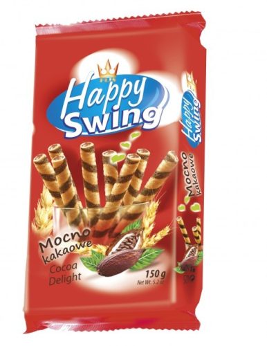 Happy Swing kakaó ízű ostyarúd 150g