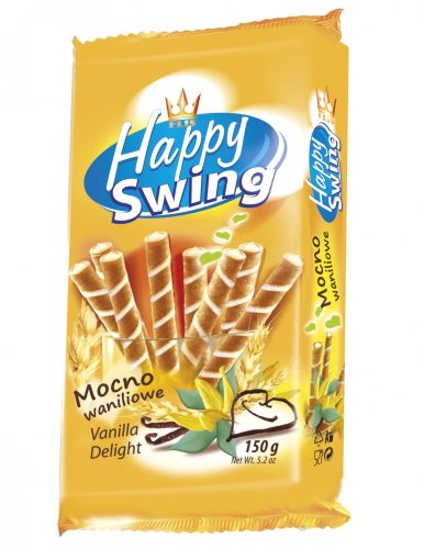 Happy Swing vanília ízű ostyarúd 150g