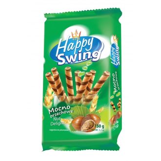 Happy Swing mogyoró ízű ostyarúd 150g