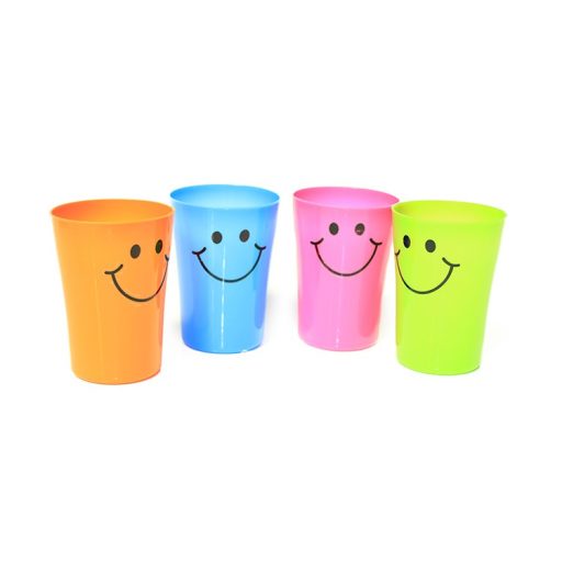 Pohárszett műa., 4db-os Smile