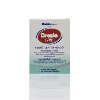   Brado Life fert. kendő 5db-os UN 1170 ETANOL OLDAT M:N.N.(izopropanol)3,III,D/E