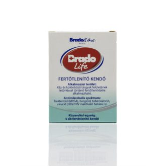 Brado Life fert. kendő 5 db-os UN 1170 ETANOL OLDAT M:N.N.(izopropanol)3,III,D/E (Terméktörzsből)