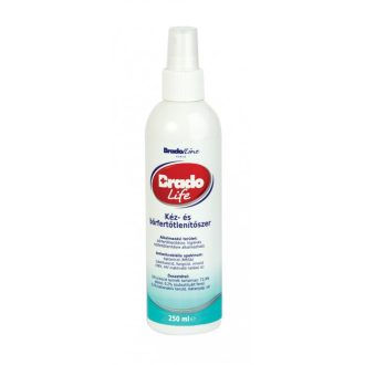   Brado Life kéz és bőrfertőtlenitő szer 250ml pumpás UN 1170 ETANOL OLDAT (ETIL-ALKOHOL OLDAT) 3, II, (D/E)