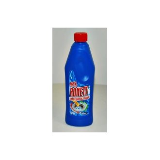   Ronett lefolyótisztító 750 ml UN 3266 MARÓ, FOLYÉKONY, LÚGOS SZERVETLEN ANYAG M. N. N. (nátrium –hidroxid), 8, III, (E)
