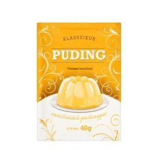 Pudingpor klasszikus,vaníliaízű 40gr. (Terméktörzsből)