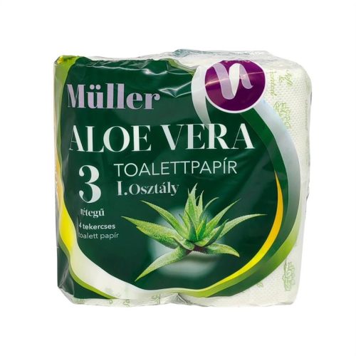 WC papír Müller Aloe Vera 4tek 3rtg 100lap
