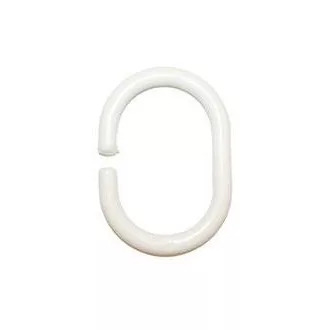 Zuhanyfüggöny karika C fehér 10db/cs (Terméktörzsből)