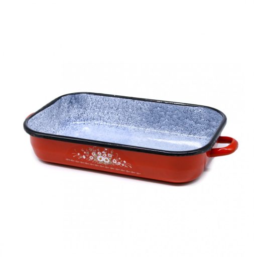 Zománcozott füles tepsi 32 cm