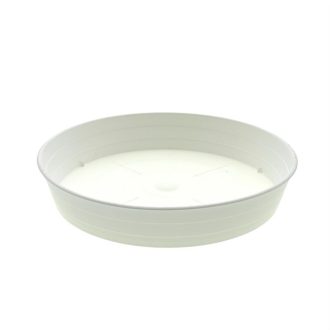Cserépalátét 18cm fehér J.