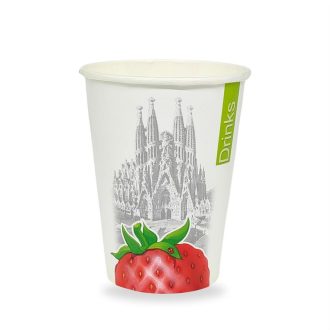 xEld. Papírpohár gyümölcsös 280ml 100db/cs 25C