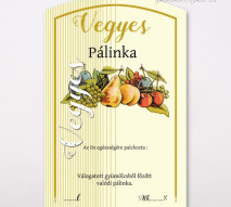 Pálinka címke 10 db/csomag vegyes