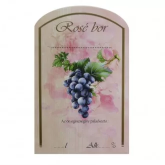 Boros címke 10 db/cs Rosé (Terméktörzsből)