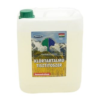   ZT. Klórtartalmú tiszt.szer konc. 5 L UN 3082 KÖRNYEZETRE VESZÉLYES FOLYÉKONY ANYAG M.N.N. (nátrium-hipoklorid), 9,III