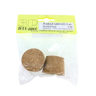 Parafadugó 3-as 25x34/27mm 2db/cs