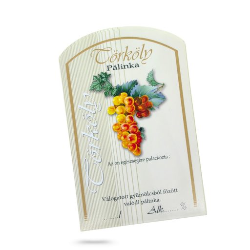 Pálinka címke 10 db/cs törköly