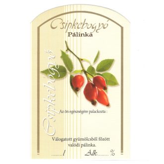 xPálinka címke 10 db/cs csipkebogyó