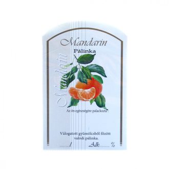 xPálinka címke 10 db/cs mandarin