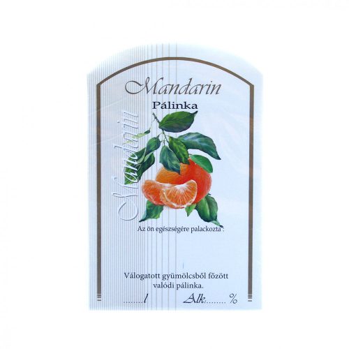 xPálinka címke 10 db/cs mandarin