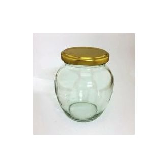 Befőttesüveg tetővel 370ml csupor TO63
