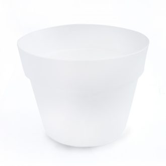 Cserép 18cm fehér J.