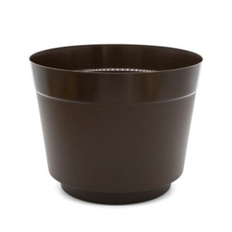 Cserép 25cm barna J.