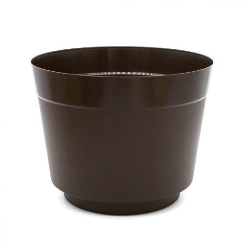 Cserép 29 cm barna J.